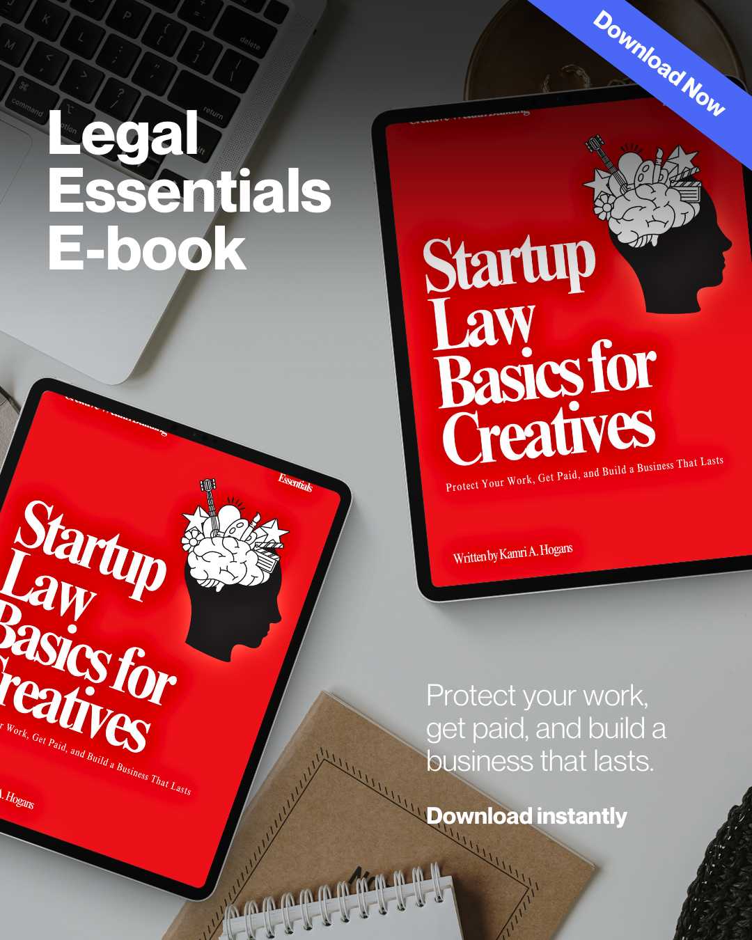 Startup Law Basics for Creatives - A Legal Essentials E-book